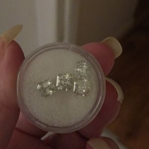 Cushion cut Mossinite’s